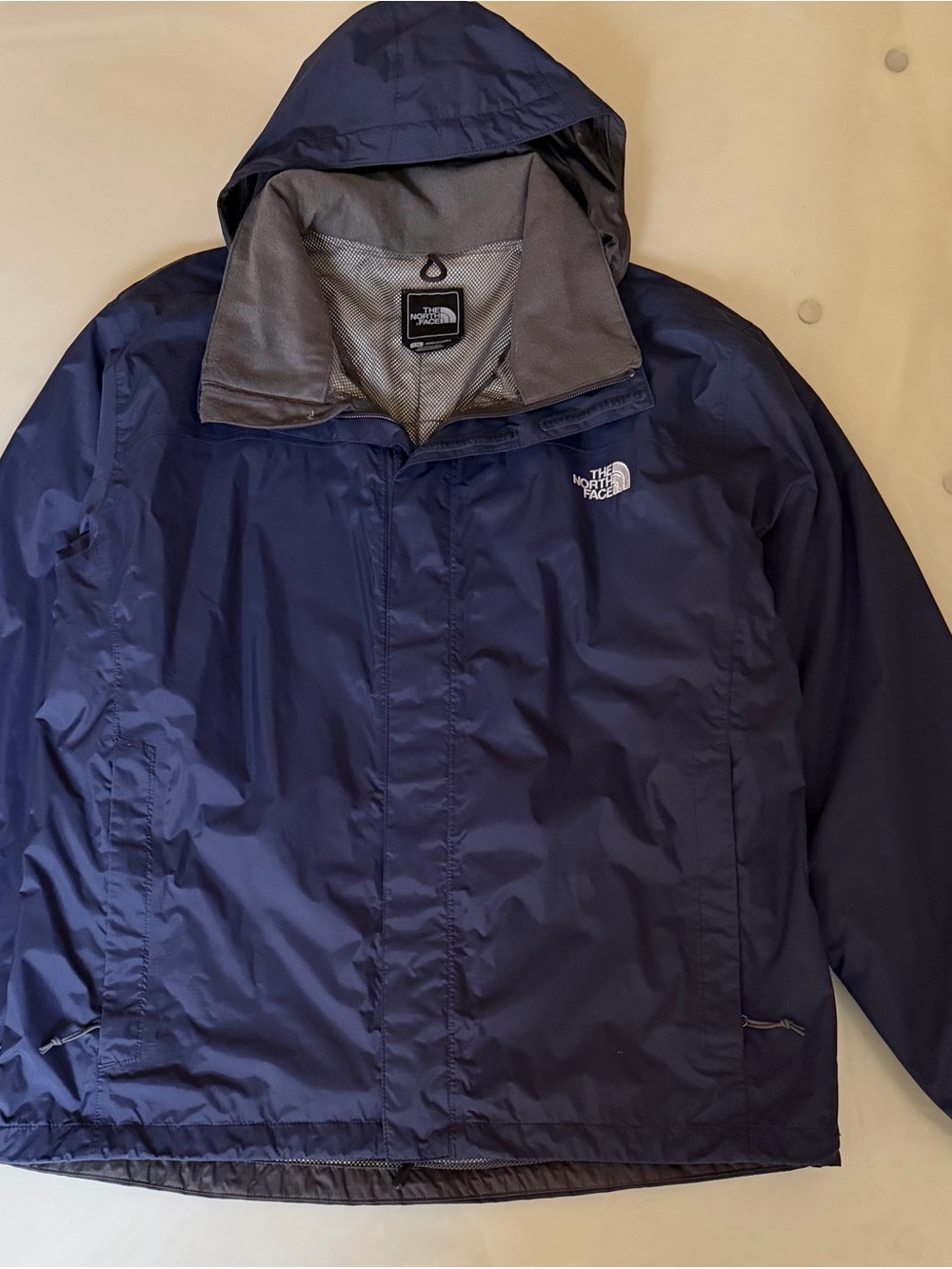 The North Face Hyvent Navy Men’s Hooded Jacket